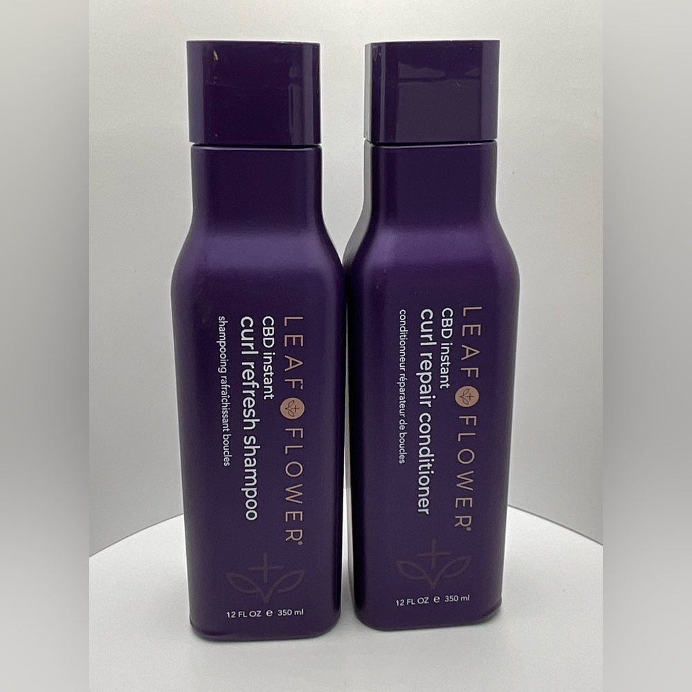 Leaf & Flower Curl Refresh Shampoo and Conditioner Set